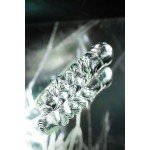 Двусторонний витой фаллоимитатор Sexus Glass из стекла - прозрачный - 16 см Двусторонний витой фаллоимитатор Sexus Glass из стекла - прозрачный - 16 см