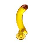 Cтимулятор-банан из стекла Sexus Glass - 13,5 см