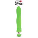 Классический мультискоростной вибратор из ABS пластика Sexy Friend - зелёный - 17,5 см