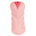Двусторонний мастурбатор ротик c язычком и вагина My Sexy Girl - телесный - 16 см