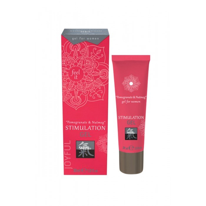 Интимный возбуждающий гель для двоих Shiatsu Stimulation Gel Pomegranate & Nutmeg - 30 мл Интимный возбуждающий гель для двоих Shiatsu Stimulation Gel Pomegranate & Nutmeg - 30 мл