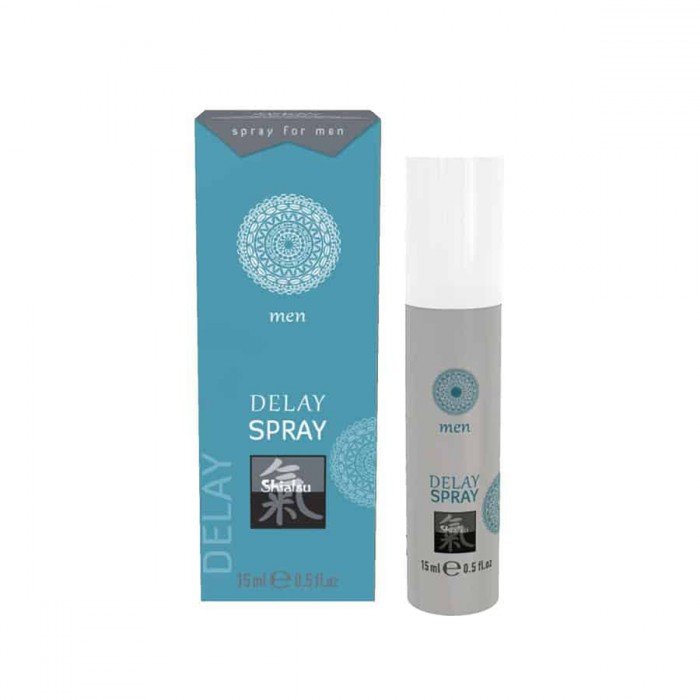 Пролонгирующий интимный спрей для мужчин Shiatsu Delay Spray Men - 15 мл Пролонгирующий интимный спрей для мужчин Shiatsu Delay Spray Men - 15 мл