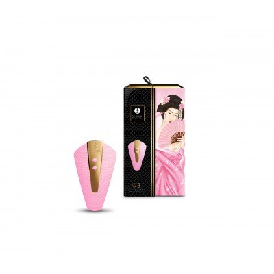 Вибростимулятор клитора и вульвы Shunga OBI - розовый - 11,5 см