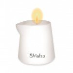 Массажная свеча с ароматом малины и ванильного крема Shiatsu Massage Candle - 130 гр