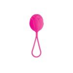 Вагинальный шарик со смещенным центром тяжести с петелькой для извлечения Штучки-дрючки - розовый