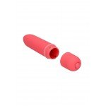 Удлинённая пластиковая вибропуля Power Bullet Pink - розовая - 8,5 см