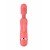 Универсальный массажер Silicone Massage Wand с гибкой ребристой силиконовой головкой - розовый - 20 см