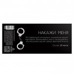 Игра для взрослых - Чековая книжка «Накажи меня» Игра для взрослых - Чековая книжка «Накажи меня»