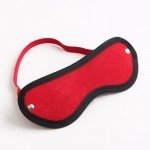 Набор БДСМ-аксессуаров для секс-игр в подневолье Сима-Ленд - 7 предметов - чёрно-красный