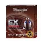 Стимулирующая насадка в виде презерватива Sitabella Extender - Аромат Шоколада