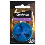 Стимулирующая насадка в виде презерватива Sitabella Extender 3D - Шампанское торжество