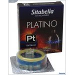 Стимулирующая насадка в виде презерватива с усиками Sitabella Platino - Вулкан