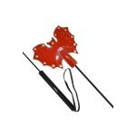 Стек Sitabella с красным лаковым кожаным шлепком в виде Летучей Мыши - 60 см