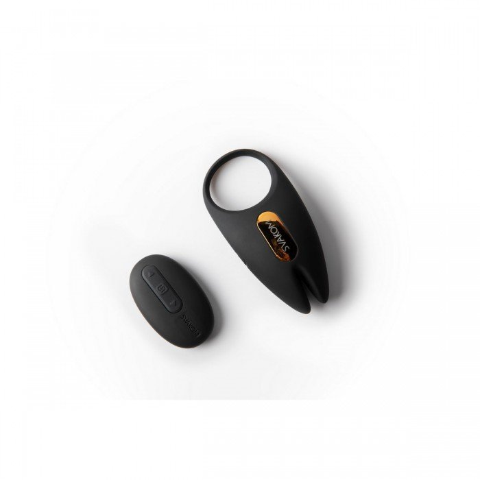 Эрекционное виброкольцо с ушками для стимуляции клитора Svakom Winni 2 с пультом ДУ и управлением со смартфона- чёрное Эрекционное виброкольцо с ушками для стимуляции клитора Svakom Winni 2 с пультом ДУ и управлением со смартфона- чёрное