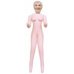 Надувная секс кукла Greedy Gilf с напечатанным лицом - телесная - 155 см
