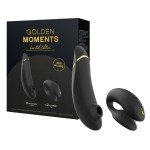 Набор Golden Moments с вакуумным стимулятором Womanizer premium 2 и вибратором для пар We Vibe Chorus - чёрный Набор Golden Moments с вакуумным стимулятором Womanizer premium 2 и вибратором для пар We Vibe Chorus - чёрный