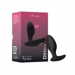 Анальная вибро-пробка для ношения Ditto+ by We-Vibe с пультом и управлением со смартфона - чёрная - 9 см Анальная вибро-пробка для ношения Ditto+ by We-Vibe с пультом и управлением со смартфона - чёрная - 9 см