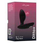 Анальная вибро-пробка для ношения Ditto+ by We-Vibe с пультом и управлением со смартфона - чёрная - 9 см Анальная вибро-пробка для ношения Ditto+ by We-Vibe с пультом и управлением со смартфона - чёрная - 9 см