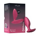 Анальная вибро-пробка для ношения Ditto+ by We-Vibe с пультом и управлением со смартфона - розовая - 9 см Анальная вибро-пробка для ношения Ditto+ by We-Vibe с пультом и управлением со смартфона - розовая - 9 см