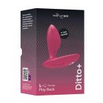 Анальная вибро-пробка для ношения Ditto+ by We-Vibe с пультом и управлением со смартфона - розовая - 9 см Анальная вибро-пробка для ношения Ditto+ by We-Vibe с пультом и управлением со смартфона - розовая - 9 см