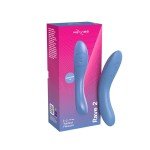 Вибромассажер для стимуляции зоны G с гнущимся стволом и 2 моторами We-Vibe Rave 2 с управлением со смартфона - голубой - 21,7 см Вибромассажер для стимуляции зоны G с гнущимся стволом и 2 моторами We-Vibe Rave 2 с управлением со смартфона - голубой - 21,7 см