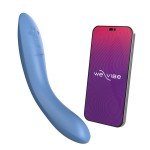 Вибромассажер для стимуляции зоны G с гнущимся стволом и 2 моторами We-Vibe Rave 2 с управлением со смартфона - голубой - 21,7 см Вибромассажер для стимуляции зоны G с гнущимся стволом и 2 моторами We-Vibe Rave 2 с управлением со смартфона - голубой - 21,7 см