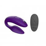 Вибратор для пар с анатомической регулировкой We-Vibe Sync 2 с пультом и управлением со смартфона - фиолетовый Вибратор для пар с анатомической регулировкой We-Vibe Sync 2 с пультом и управлением со смартфона - фиолетовый