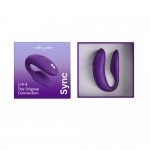 Вибратор для пар с анатомической регулировкой We-Vibe Sync 2 с пультом и управлением со смартфона - фиолетовый Вибратор для пар с анатомической регулировкой We-Vibe Sync 2 с пультом и управлением со смартфона - фиолетовый