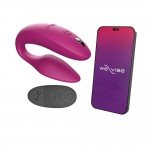 Вибратор для пар с анатомической регулировкой We-Vibe Sync 2 с пультом и управлением со смартфона - розовый Вибратор для пар с анатомической регулировкой We-Vibe Sync 2 с пультом и управлением со смартфона - розовый