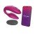 Вибратор для пар с анатомической регулировкой We-Vibe Sync 2 с пультом и управлением со смартфона - розовый