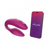 Вибратор для пар с анатомической регулировкой We-Vibe Sync 2 с пультом и управлением со смартфона - розовый Вибратор для пар с анатомической регулировкой We-Vibe Sync 2 с пультом и управлением со смартфона - розовый