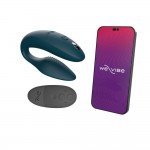 Вибратор для пар с анатомической регулировкой We-Vibe Sync 2 с пультом и управлением со смартфона - зелёный Вибратор для пар с анатомической регулировкой We-Vibe Sync 2 с пультом и управлением со смартфона - зелёный