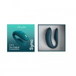 Вибратор для пар с анатомической регулировкой We-Vibe Sync 2 с пультом и управлением со смартфона - зелёный Вибратор для пар с анатомической регулировкой We-Vibe Sync 2 с пультом и управлением со смартфона - зелёный
