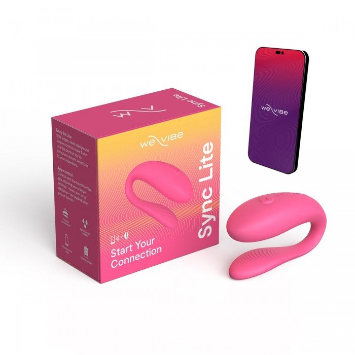 Вибратор для пар We-Vibe Sync Lite с управлением со смартфона - розовый Вибратор для пар We-Vibe Sync Lite с управлением со смартфона - розовый