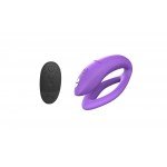 Вибратор для пар с анатомической регулировкой и О-образной формой We-Vibe Sync O с пультом и управлением со смартфона - фиолетовый Вибратор для пар с анатомической регулировкой и О-образной формой We-Vibe Sync O с пультом и управлением со смартфона - фиолетовый