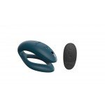 Вибратор для пар с анатомической регулировкой и О-образной формой We-Vibe Sync O с пультом и управлением со смартфона - зелёный