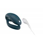 Вибратор для пар с анатомической регулировкой и О-образной формой We-Vibe Sync O с пультом и управлением со смартфона - зелёный