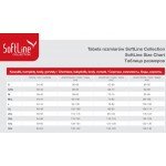 Оригинальные трусики-стринги с переплетением бретелей SoftLine Collection - красные