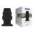 Анальная пробка с тоннелем №49 Small Hollow Tunnel Butt Plug 3 Inch - чёрная - 7,7 см