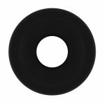 Анальная пробка с тоннелем №49 Small Hollow Tunnel Butt Plug 3 Inch - чёрная - 7,7 см