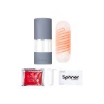 Мастурбатор с вращением Tenga Spinner Hexa с мягкими шестиугольниками - с оранжевой спиралью - 13 см Мастурбатор с вращением Tenga Spinner Hexa с мягкими шестиугольниками - с оранжевой спиралью - 13 см
