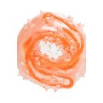 Мастурбатор с вращением Tenga Spinner Hexa с мягкими шестиугольниками - с оранжевой спиралью - 13 см Мастурбатор с вращением Tenga Spinner Hexa с мягкими шестиугольниками - с оранжевой спиралью - 13 см