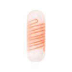 Мастурбатор с вращением Tenga Spinner Hexa с мягкими шестиугольниками - с оранжевой спиралью - 13 см Мастурбатор с вращением Tenga Spinner Hexa с мягкими шестиугольниками - с оранжевой спиралью - 13 см