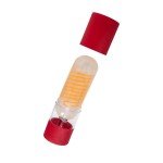Мастурбатор с вращением Tenga Spinner Beads с ребристыми круглыми вставками - с темно-желтой спиралью - 13 см Мастурбатор с вращением Tenga Spinner Beads с ребристыми круглыми вставками - с темно-желтой спиралью - 13 см