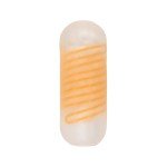 Мастурбатор с вращением Tenga Spinner Beads с ребристыми круглыми вставками - с темно-желтой спиралью - 13 см Мастурбатор с вращением Tenga Spinner Beads с ребристыми круглыми вставками - с темно-желтой спиралью - 13 см