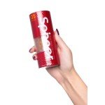 Мастурбатор с вращением Tenga Spinner Beads с ребристыми круглыми вставками - с темно-желтой спиралью - 13 см Мастурбатор с вращением Tenga Spinner Beads с ребристыми круглыми вставками - с темно-желтой спиралью - 13 см