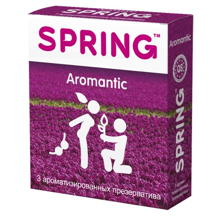 Ароматизированные презервативы SPRING AROMANTIC - 3 шт