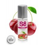 Высококачественная съедобная смазка на водной основе S8 Flavored Lube со вкусом вишни - 125 мл