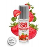 Высококачественная съедобная смазка на водной основе S8 Flavored Lube со вкусом клубники - 125 мл