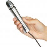 Фаллоимитатор для электростимуляции Glossy Glen Dildo - серебристый - 14 см Фаллоимитатор для электростимуляции Glossy Glen Dildo - серебристый - 14 см